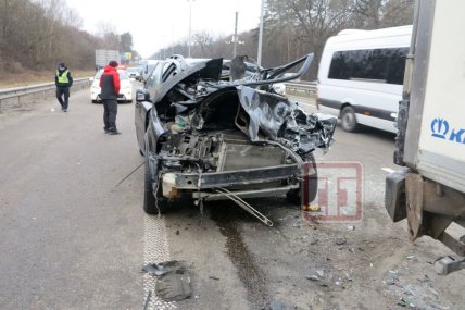 ДТП на Житомирской Киев фото с места 18 марта автомобиль
