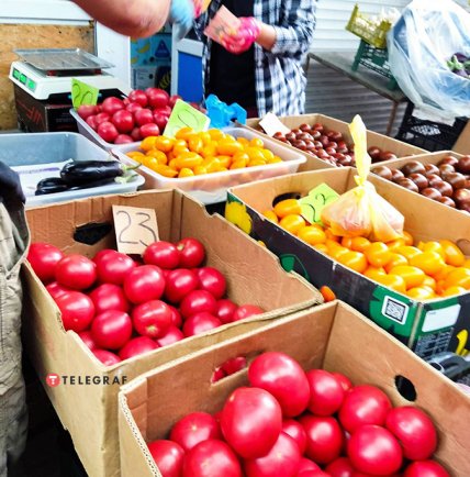Мелитополь - цены на овощи