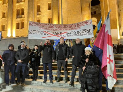 У Грузії почалися протести після відмови від вступу до ЄС (фото, відео)