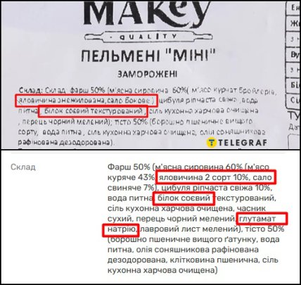 Из чего делают дешевые пельмени, состав