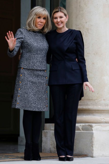 Олена Зеленська та Бріжит Макрон