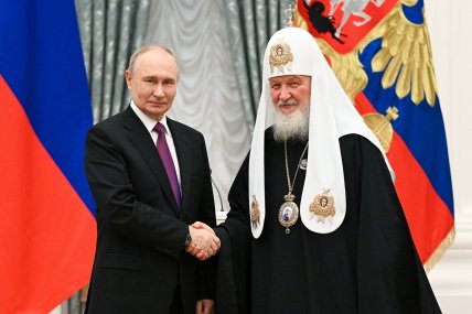 Володимир Путін та патріарх Кирило Гундяєв