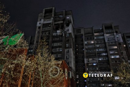 Наслідки удару росіян по будинку в Дніпрі