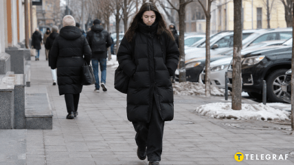 длинный пуховик