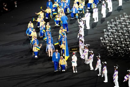 Елизавета Мерешко стала знаменосцем сборной Украины на открытии Паралимпиады-2020