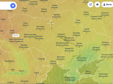 Проноз погоди на день 4 травня