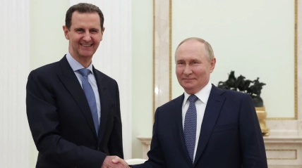 Башар Асад и Владимир Путин