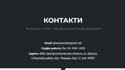 Контакты