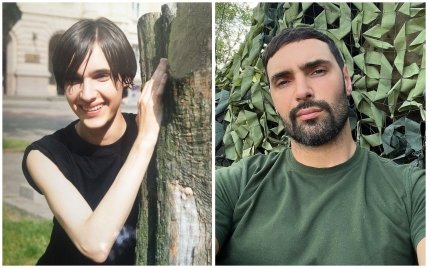 Виталий Козловский в школьные годы и сейчас