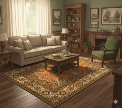 Ковер СССР в современном интерьере