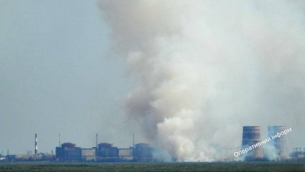Дим навколо Запорізької АЕС