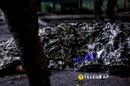 Загиблий унаслідок удару. Фото Ян Доброносов