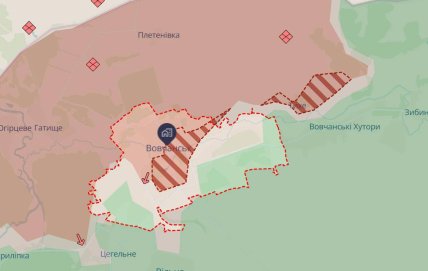 Волчанск на карте