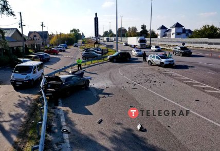 ДТП у Березовки 5 октября с воздуха