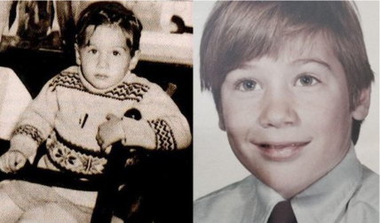 Девід Духовни - дитячі фото