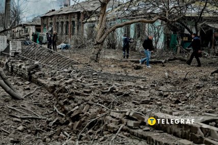 Последствия атаки на Славянск 30 марта