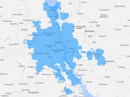 Украинские мобильные операторы показали карты доступа 3G