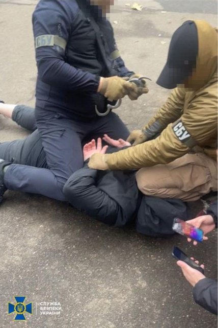 Затримання чоловіка СБУ