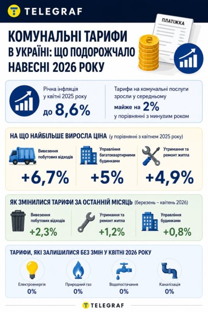 Тарифы на ЖКХ в Украине