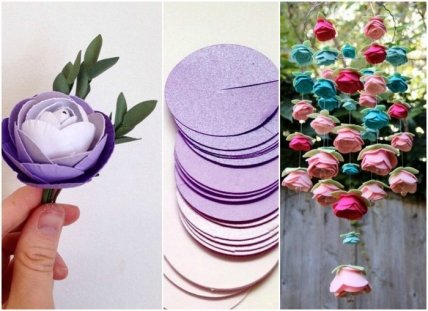 Мобиль из цветов