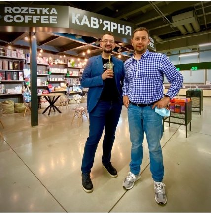 Роман Кирилович та засновник "Розетки" Владислав Чечоткин