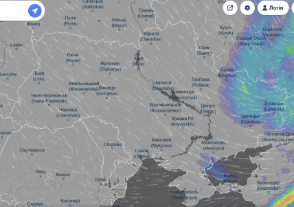 Проноз опадів 24 квітня 2026 року