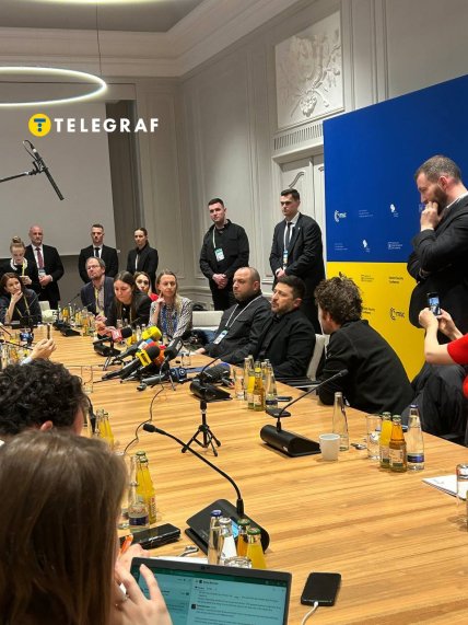 Спілкування Володимира Зеленського з журналістами в Мюнхені 14.02.2026