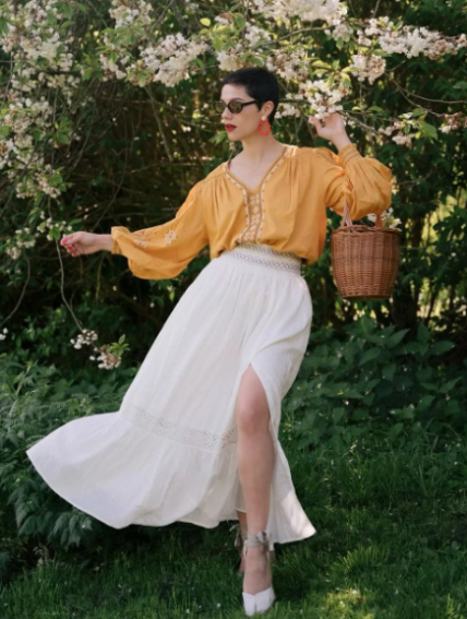 Льняная юбка