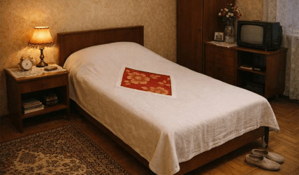 Пододеяльник с дыркой-ромбом