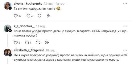 Коментарі користувачів