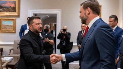 Владимир Зеленский и Джей Ди Вэнс