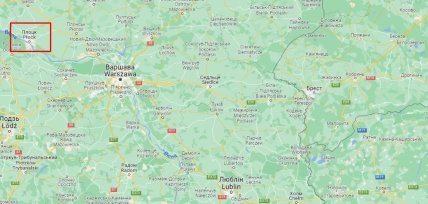 Плоцк Польша карта