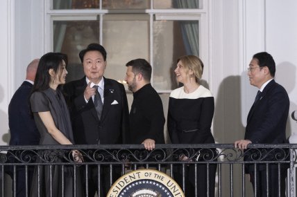 Олена Зеленська та Володимир Зеленський у США