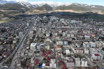 Так виглядає Нурдагі в Туреччині після землетрусу з висоти