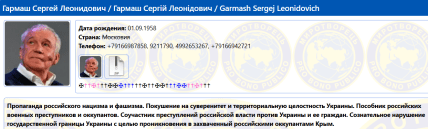 сергей гармаш миротворец