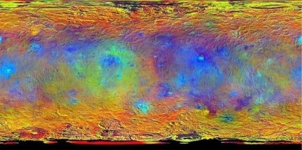 NASA составило топографическую карту Цереры