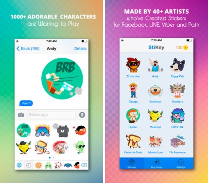 Для iPhone и iPad создали клавиатуру со стикерами