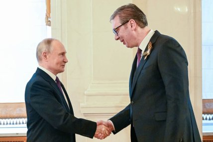 Владимир Путин и Александр Вучич
