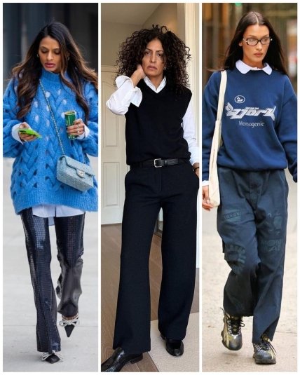 С чем носить рубашку оверсайз