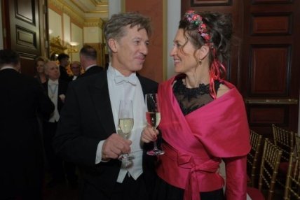 Тобіас Моретті з дружиною