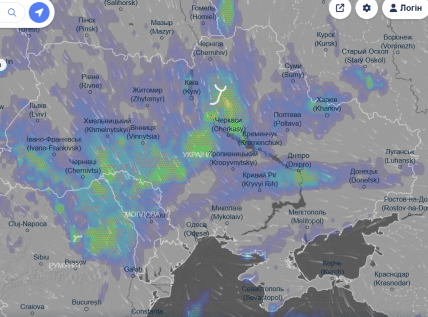 Прогноз опадів 14.07.2026