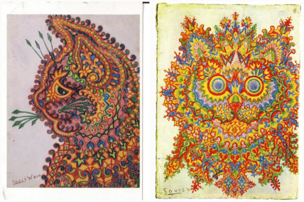 Психоделические кошки, Луис Уэйн. Фото: wikiart.org