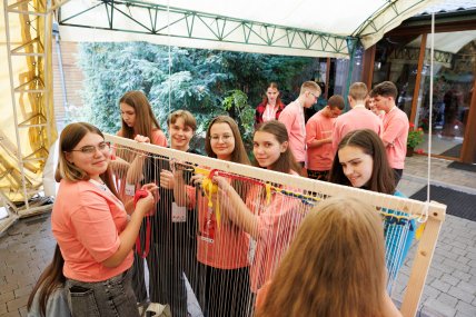 діти у таборі