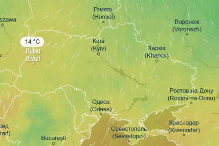 Погода 24 жовтня в Україні /Ventusky