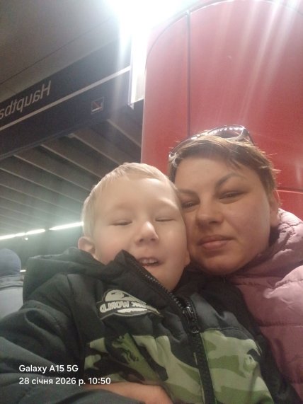 Ірина з сином Данилом