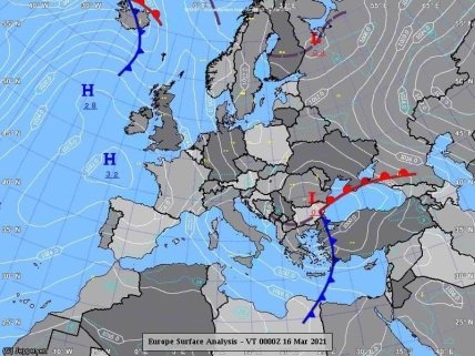 Погода в Украине 17 марта