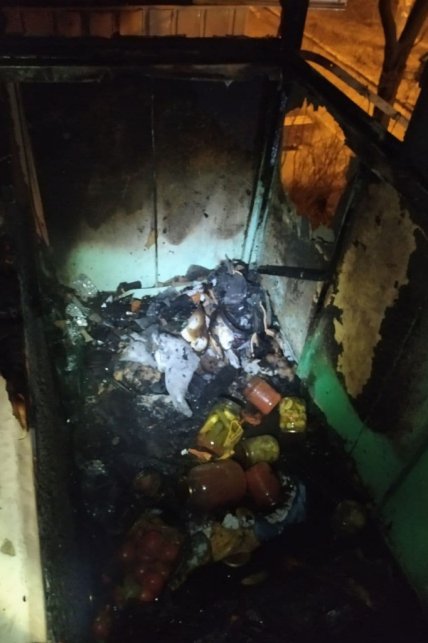 в харькове в квартире пожар