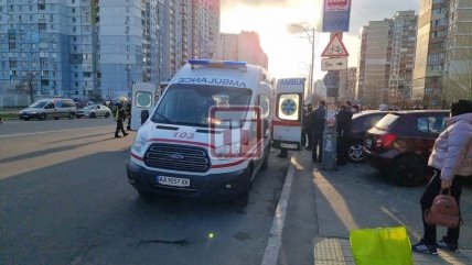 Пожар на Цветаевой Киев 9.04.2021