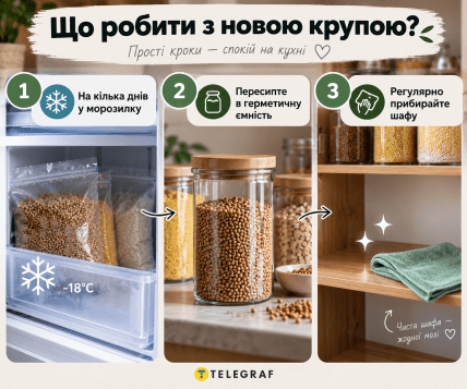Что делать с новой крупой | Инфографика: ИИ "Телеграф"