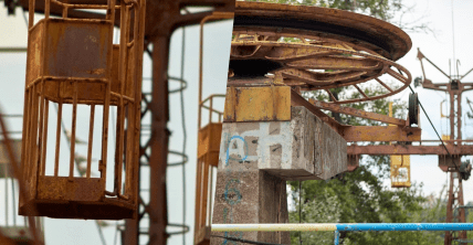 Як зараз виглядає занедбана канатна дорога у Дніпрі